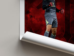 Senne Lammens Poster Manchester Football Print, Soccer Wall Art 4398975613