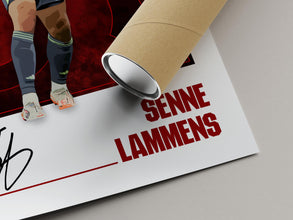 Senne Lammens Poster Manchester Football Print, Soccer Wall Art 4398975613