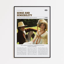 Sense and Sensibility, Ang Lee, Retro Movie Poster, Custom Movie Poster Print 4421167709