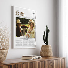 Sense and Sensibility, Ang Lee, Retro Movie Poster, Custom Movie Poster Print 4421167709