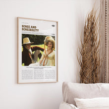 Sense and Sensibility, Ang Lee, Retro Movie Poster, Custom Movie Poster Print 4421167709