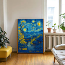 Seoul Travel Poster - South Korea Wall Art Print, Illustration Poster, Home & Office decor, Gift idea, Fall Travel print, Autumn print