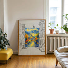 Seoul Watercolor Painting, South Korea Wall Art, Seoul Poster, Travel Print, Wedding Gift, Birthday Present, C30-285