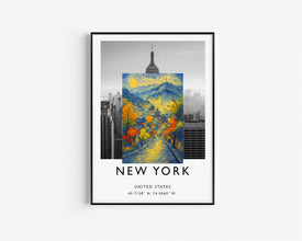 Seoul Watercolor Painting, South Korea Wall Art, Seoul Poster, Travel Print, Wedding Gift, Birthday Present, C30-285