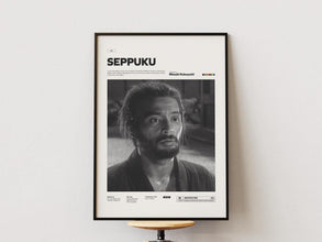 Seppuku Poster, Masaki Kobayashi Harakiri Film Poster, Tatsuya Nakadai Poster, Samurai History Print, Movie Wall Art Idea 4333090295