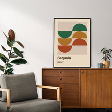 Sequoia National Park Mid Century Poster  Abstract Travel Poster  Minimalist Art Print  National Park Poster   California Poster 1504778265