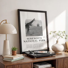Serengeti National Park Travel Poster, Serengeti Print, Serengeti Wall Art, Tanzania City Art, Serengeti Gift, Tanzania Decor  AF139M 4326595361