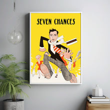 Seven Chances 1925Poster Art Print Movie Posters Gift for Movie lovers 1