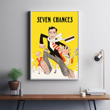 Seven Chances 1925Poster Art Print Movie Posters Gift for Movie lovers 1