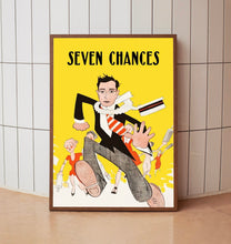 Seven Chances 1925Poster Art Print Movie Posters Gift for Movie lovers 1