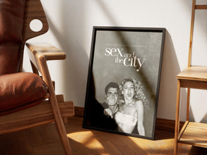 Sex And The City Poster, Tv Series Print Poster, Retro Poster, Vintage Poster, Gift for Her, Carrie Bradshaw, Sarah Jessica Parker, Mr Big 1878952490