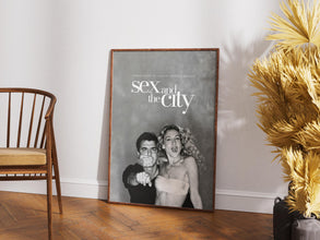 Sex And The City Poster, Tv Series Print Poster, Retro Poster, Vintage Poster, Gift for Her, Carrie Bradshaw, Sarah Jessica Parker, Mr Big 1878952490