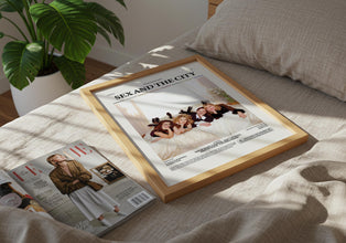 Sex and the City Poster, Iconic TV Series Sex and the City Print, Sarah Jessica Parker Poster, Kim Cattrall Poster, Gift Retro Film Poster 4334167046