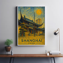 Shanghai Poster Print, Shanghai Travel Poster, Shanghai Minimalistic Wall Art, Shanghai, China