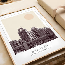 Sharjah Poster Print, Sharjah Travel Poster, Sharjah Minimalistic Wall Art, Sharjah, United Arab Emirates 1868247210