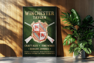Shaun of the Dead Movie Poster Cornetto Trilogy Winchester Retro Kitchen Bar Sign Wall Art Print 1173032035