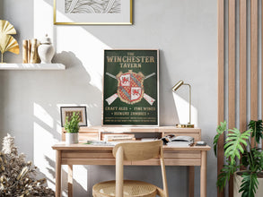 Shaun of the Dead Movie Poster Cornetto Trilogy Winchester Retro Kitchen Bar Sign Wall Art Print 1173032035