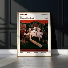 Shaun of the Dead Poster, Nick Frost, Simon Pegg, Edgar Wright, Minimal Movie Poster, Film Poster, The Cornetto Trilogy, Zombie Movie poster 1595950005