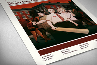 Shaun of the Dead Poster, Nick Frost, Simon Pegg, Edgar Wright, Minimal Movie Poster, Film Poster, The Cornetto Trilogy, Zombie Movie poster 1595950005