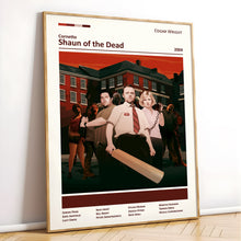 Shaun of the Dead Poster, Nick Frost, Simon Pegg, Edgar Wright, Minimal Movie Poster, Film Poster, The Cornetto Trilogy, Zombie Movie poster 1595950005