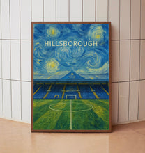 Sheffield Wednesday Football Poster, Hillsborough Contemporary Art Print