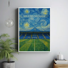 Sheffield Wednesday Football Poster, Hillsborough Contemporary Art Print