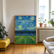 Sheffield Wednesday Football Poster, Hillsborough Contemporary Art Print