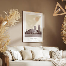 Shenzhen Poster Print, Shenzhen Travel Poster, Shenzhen Minimalistic Wall Art, Shenzhen, China 1882438479