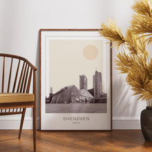 Shenzhen Poster Print, Shenzhen Travel Poster, Shenzhen Minimalistic Wall Art, Shenzhen, China 1882438479
