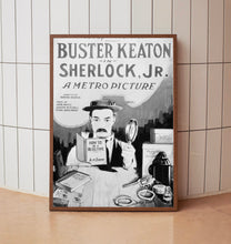 Sherlock Jr. 1924Poster Art Print Movie Posters Gift for Movie lovers 1