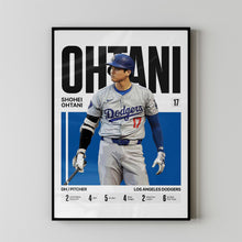Shohei Ohtani #17 Poster Los Angeles Baseball Wall Art 1