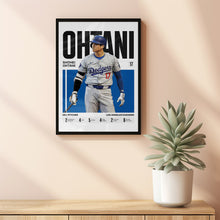 Shohei Ohtani #17 Poster Los Angeles Baseball Wall Art 1