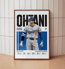 Shohei Ohtani #17 Poster Los Angeles Baseball Wall Art 1