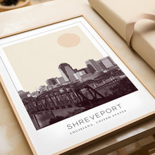 Shreveport Poster Print, Shreveport Travel Poster, Shreveport Minimalistic Wall Art, Shreveport, Louisiana, United States 1868246590