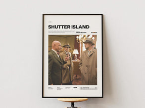 Shutter Island Poster, Leonardo DiCaprio Poster, Martin Scorsese Film Shutter Island Print, Mystery Thriller Movie Wall Decor Idea 4342562338