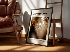 Shutter Island Poster, Leonardo DiCaprio Poster, Martin Scorsese Film Shutter Island Print, Mystery Thriller Movie Wall Decor Idea 4342562338