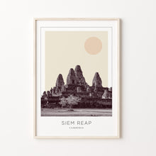 Siem Reap Poster Print, Siem Reap Travel Poster, Siem Reap Minimalistic Wall Art, Siem Reap, Cambodia 1882436611