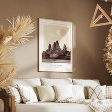 Siem Reap Poster Print, Siem Reap Travel Poster, Siem Reap Minimalistic Wall Art, Siem Reap, Cambodia 1882436611