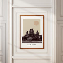 Siem Reap Poster Print, Siem Reap Travel Poster, Siem Reap Minimalistic Wall Art, Siem Reap, Cambodia 1882436611