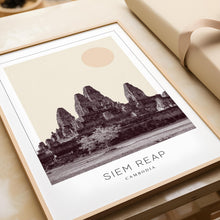 Siem Reap Poster Print, Siem Reap Travel Poster, Siem Reap Minimalistic Wall Art, Siem Reap, Cambodia 1882436611