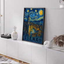 Siena Travel Poster - Italy Wall Art Print, Illustration Artwork, Home & Office decor, Gift idea, Tuscany Travel print, Toscana Old town