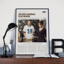 Silver Linings Playbook, David O. Russell, Retro Movie Poster, Custom Movie Poster 4421170690