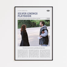 Silver Linings Playbook, David O. Russell, Retro Movie Poster, Custom Movie Poster Print 4421167547