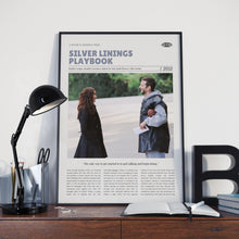 Silver Linings Playbook, David O. Russell, Retro Movie Poster, Custom Movie Poster Print 4421167547