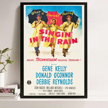 Singin' in the Rain Movie Poster Classic Film Canvas Art 1845156567