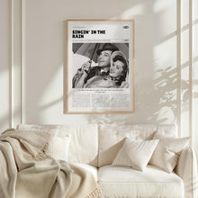 Singin' in the Rain, Gene Kelly, Retro Movie Poster, Custom Movie Poster Print 4421170118