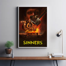 Sinners 2025 Poster Art Print Movie Posters TV Posters Gift for Movie lovers