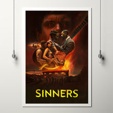Sinners 2025 Poster Art Print Movie Posters TV Posters Gift for Movie lovers