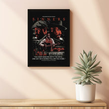 Sinners 2025 Poster Art Print Movie Posters TV Posters Gift for Movie lovers 4