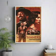 Sinners 2025 Poster Art Print Movie Posters TV Posters Gift for Movie lovers 5